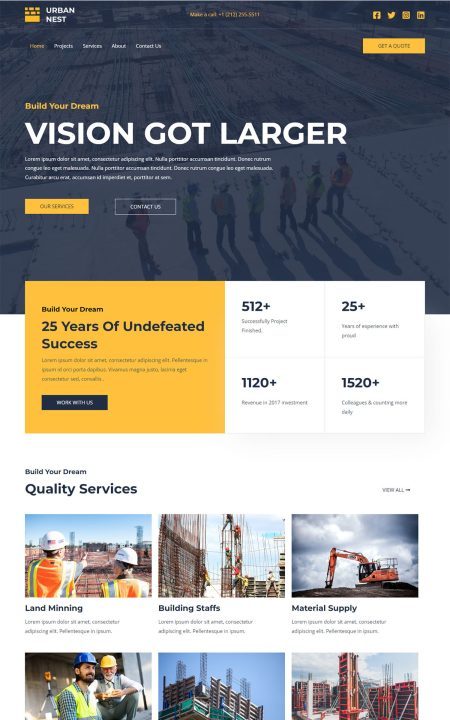 Construction company