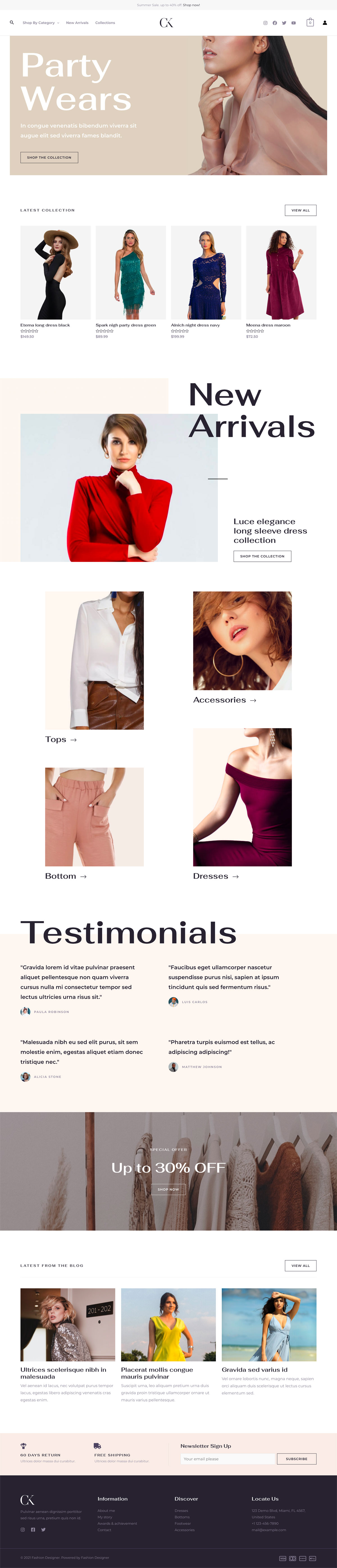 Fashion designer