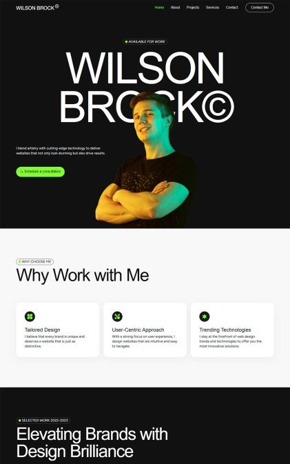 Web designer portfolio